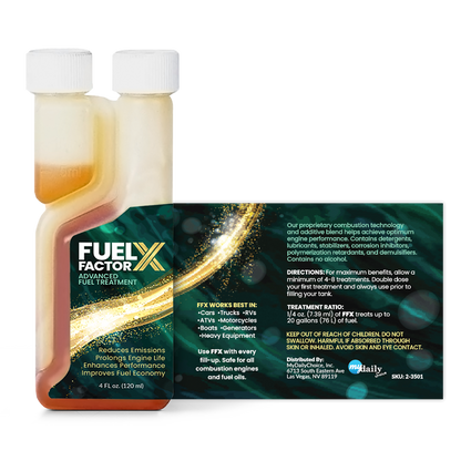 Fuel Factor X 4oz Bottle (Treats 320 gallons)